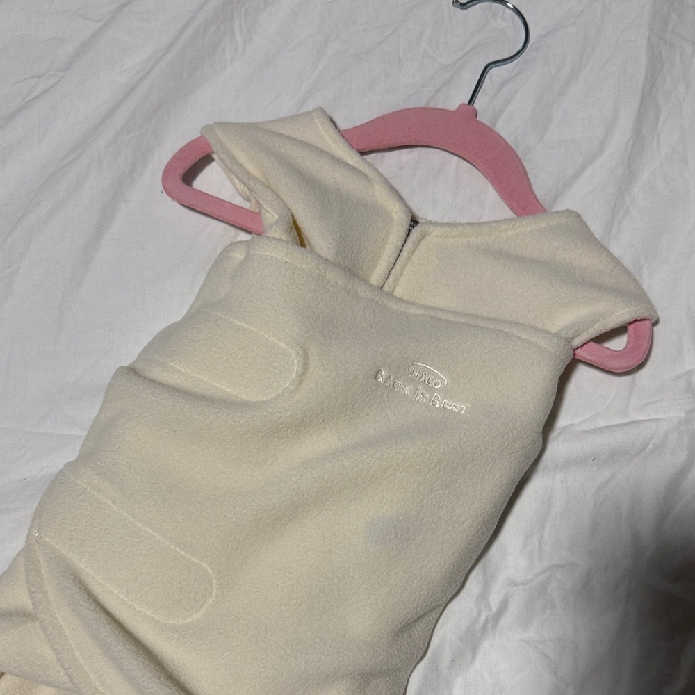 Halo Cream Infant Micro Fleece Sleep Sack